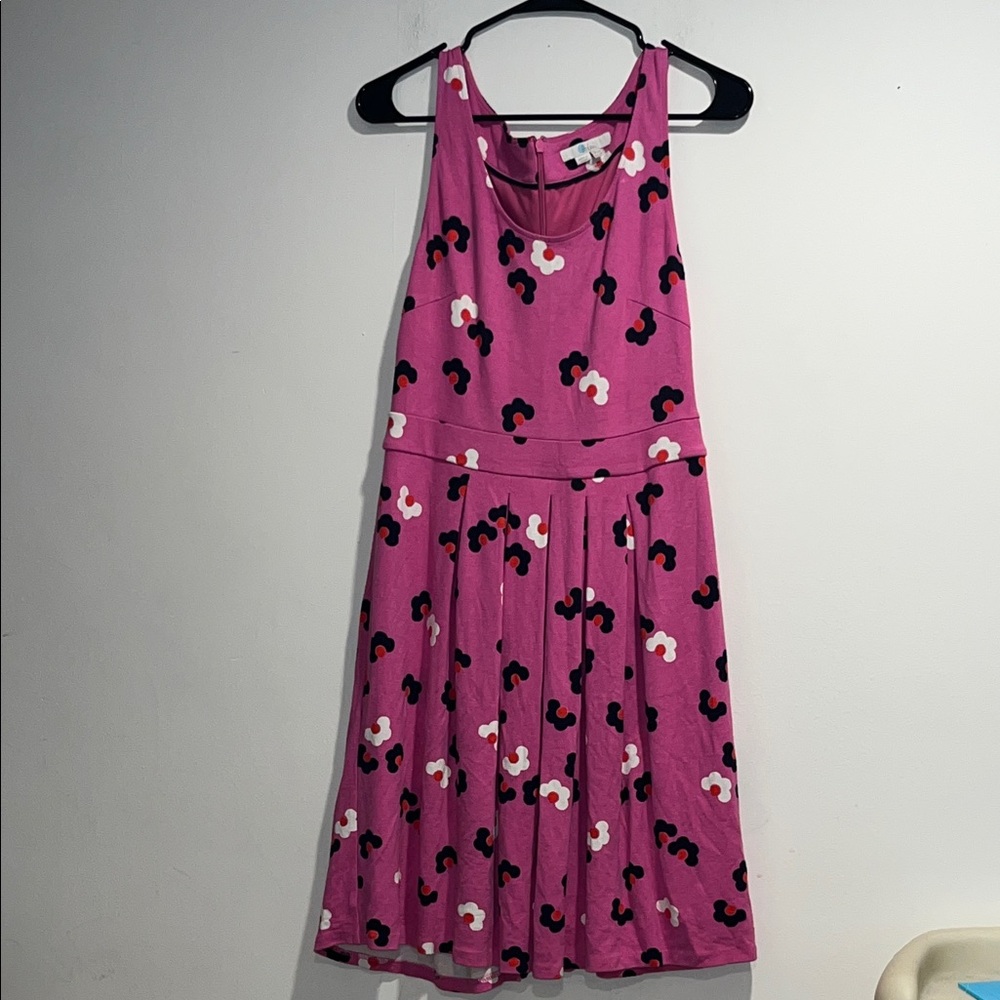 BODEN Joanne Ponte dress Tickled pink daisy